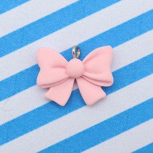 จี้รูปโบว์ทำจากเรซิ่นสำหรับทำเครื่องประดับ DIY ต่างหู สร้อยคอ สร้อยข้อมือ ทำมือ พวงกุญแจรูปโบว์ อุปกรณ์เสริม Colgantes - Product Image 2