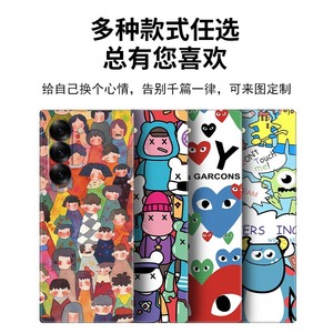 Custodia Integrale <span class=keywords><strong>Samsung</strong></span> Fold6 in TPU PC con Design Cartoon Smerigliato, Protezione a 360°, Tema Capodanno - Product Image 5