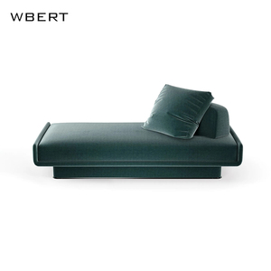 Juego de sofá cama con Pedal de concubina Imperial de muelle móvil personalizado italiano WBERT, terciopelo de doble cara con aplicación para Hotel y sala de estar - Product Image 3