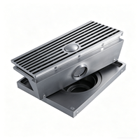 Diffuseur linéaire en aluminium avec boîtier isolé, grille de ventilation CVC pour l'alimentation en air froid