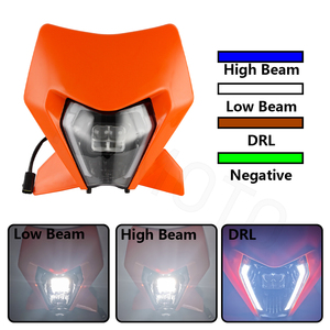 YHMOTO 2024+ Faro Delantero LED para KTM EXC EXC-F XC-W SX 125 300 - Product Image 3