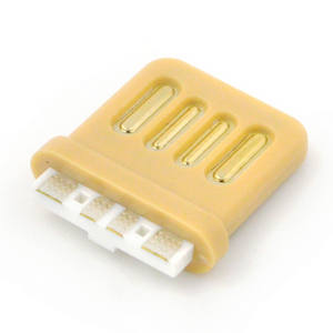 Conector de doble cara macho tipo A, cuerpo ultracorto, cable de soldadura con conector positivo y negativo, cabezal USB macho de 16 mm para alta corriente, personalizable - Product Image 2