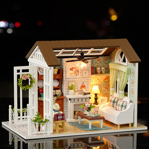บ้านสนุก DIY แบบประกอบเอง รุ่นจำลองขนาดเล็ก พร้อมไฟและเสียงเพลง สำหรับเยาวชนอายุ 15-35 ปี - Product Image 4