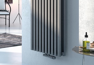 Vanne de <span class=keywords><strong>radiateur</strong></span> intégrée thermostatique à connexion centrale de 50mm avec connexion PEX pour radiateurs de salle de bain modèle économique BJ13005 - Product Image 5