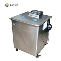 Máquina de limpieza de botellas de aire industrial de acero inoxidable, modelo 2026, con enjuagador de cuellos de 10-100 mm para envases de alimentos y cosméticos, 0.8MPa