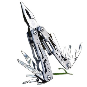 Alicates Multiherramienta Multifunción de Acero Inoxidable, Alicates Plegables, Mini Alicates Portátiles Plegables para Exteriores, Herramientas de Reparación Multiusos - Product Image 1