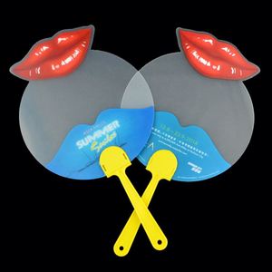 Éventails en plastique personnalisables – Cadeau d'affaires écologique, design moderne, coloré, divers modèles – Halloween, Pâques, Nouvel An - Product Image 3