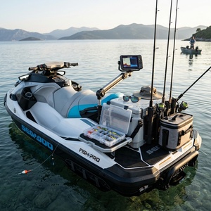 Jet <span class=keywords><strong>ski</strong></span> BRP 3 cylindres à aspiration naturelle, 3 places, Sea Doo 130 ch, IBR électronique, FishPro Scout 130, compteur de vitesse, sports nautiques - Product Image 4