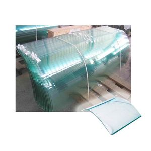 <span class=keywords><strong>Verre</strong></span> courbé trempé de haute qualité, taille et épaisseur personnalisées, structure solide, pour les applications de bâtiments hôteliers et scolaires - Product Image 1