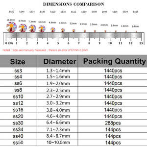 Cristales <span class=keywords><strong>de</strong></span> Estrás Planos Termoadhesivos al por Mayor, Más <span class=keywords><strong>de</strong></span> 300 Colores, Cristales <span class=keywords><strong>de</strong></span> Estrás Sueltos <span class=keywords><strong>de</strong></span> Vidrio <span class=keywords><strong>de</strong></span> 2mm-6mm a Granel - Product Image 5