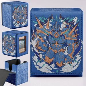 Caja de Cartas al por Mayor, Caja de Exhibición para Mazos Commander, Caja de Almacenamiento de Cartas Coleccionables, Caja de Cartas de Cuero Premium TCG 100 + para Mazos de Cartas Mágicas - Product Image 5