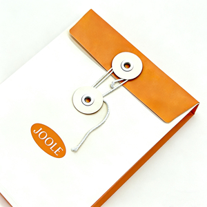 ซองใส่เอกสารธุรกิจ สมุดบันทึก ข้อสอบ ซองเก็บของ ถุงใส่เอกสาร ปิดด้วยกระดุมและเชือก พร้อมโลโก้ตามสั่ง - Product Image 2