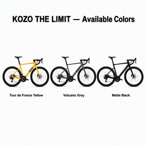 <span class=keywords><strong>Bicicleta</strong></span> de Carretera KOZO the Limit T800 de Carbono 700C, 24 Velocidades, Frenos de Disco Hidráulicos Sensah Empire Pro, Ruedas de Carbono de 50 mm, <span class=keywords><strong>Bicicleta</strong></span> de Carreras - Product Image 2