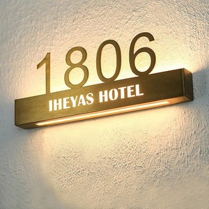 Hotel Shop Home Outdoor Gate Residential American <strong>Numbers</strong> Light Illuminated <strong>House</strong> <strong>Numbers</strong> With Light - Product Image 4
