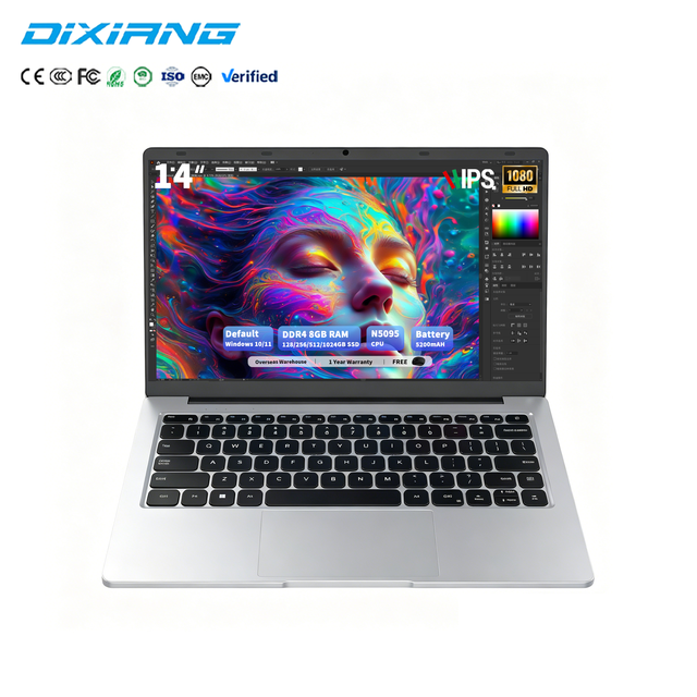 Wholesale OEM Made in China Low Price 14 Inch Intel N5095 RAM 16GB+512GB SSD Quad-Core Laptop Win11 Business Laptop in Stock