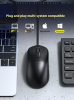 T-WOLF G580 Mouse Gaming Optik RGB Backlit Berkabel USB Desain Ergonomis untuk Gamer PC & Laptop
