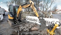 Excavatrice compacte SY26U, profondeur de creusement 2820 mm, hauteur de creusement 4410 mm