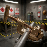 Coupe-tube anti-étincelles antidéflagrant robuste en bronze d'aluminium pour une utilisation industrielle sécurisée