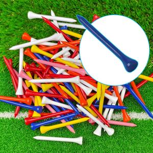 Mixed Color <b>Golf</b> Tee <b>Bag</b> 100PCS Bamboo Ball Nail <b>Golf</b> Tees 83mm and 70mm Length Custom Logo - Product Image 6
