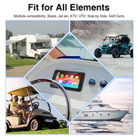 JMC 8 pouces Système Linux Marine Pour Bateau Étanche Niveau IPX6 Radio BT Android Auto CarPlay Multimédia Stéréo AM FM