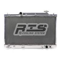 Radiateur Auto en Alliage d'Aluminium à 2 Rangées pour Honda Civic EP3 K20A Type-R Années 2001-2003