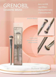 Set di pennelli per trucco Grnolibil, setole sintetiche, ghiera rotonda, manico in plastica per l'applicazione del trucco - Product Image 3