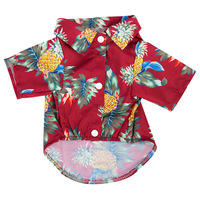 Vestes d'été pour chiens WPET, petites et moyennes tailles, motif à carreaux, brise de plage, fournitures d'anniversaire, 75/D, matière en mousseline, mignon, sport