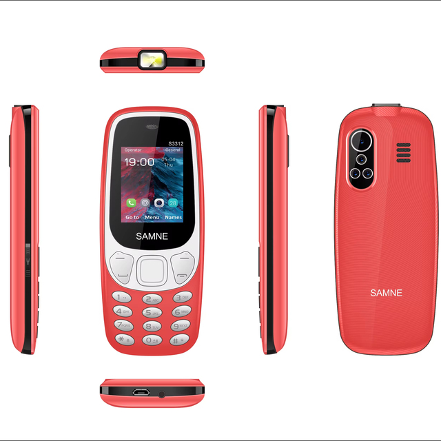Wholesale 1.77 Inch Good Quality Feature Phone 2G Dual Sim Mobile Phones Factory Outlet