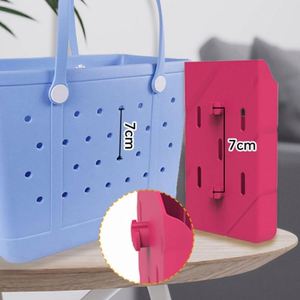 Bolsa de Playa de Silicona Estilo Bogg Bag en Oferta, con Soporte para Teléfono, Bolso Bandolera Pequeño para Arena, Piscina, Viajes y Uso Diario - Product Image 4