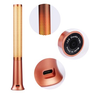 Vela LED Inalámbrica Recargable sin Llama con 2 Modos, Regulable para Escritorio, Mesa, Mesita de Noche, Camping, Restaurante - Product Image 3