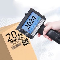 Imprimante numérique portable à jet d'encre pour dates, petite machine de codage facile, impression manuelle électrique, cartons en plastique fermés