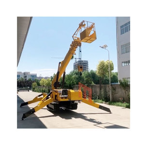 Mini-<span class=keywords><strong>grue</strong></span> araignée <span class=keywords><strong>sur</strong></span> chenilles Caterpillar pour l'installation de panneaux sandwich - Product Image 1