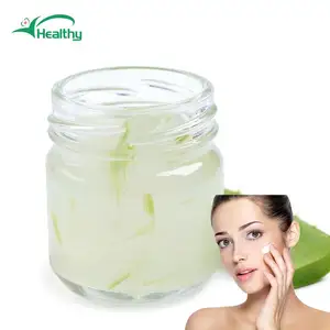 Marque privée OEM/ODM Gel d'Aloe Vera biologique naturel en vrac Coup de soleil hydratant Extrait d'Aloevera éclaircissant les soins du visage et du corps