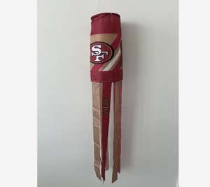 مخصص سان فرانسيسكو 49ers 32 nflفرق المطار جوارب قياس جورب حقيبة العلم في الهواء الطلق مؤشر اتجاه الرياح جورب - Product Image 1