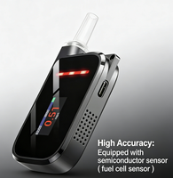 Alat Tes Alkohol Portabel Layar LCD 3 Warna Harga Pabrik Sensitivitas Tinggi Deteksi Cepat Breathalyzer
