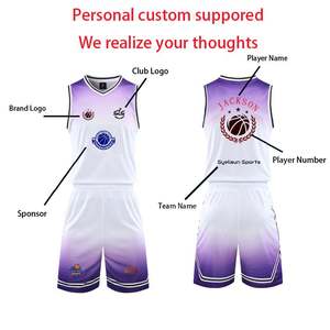 مجموعة مخصصة للبالغين من LJ للأطفال سادة بوليستر للتنفس لكرة السلة - Product Image 6