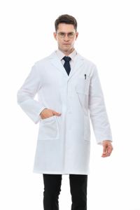Bata de laboratorio razonable, venta al por mayor, cuello de muesca para hombres, batas de laboratorio blancas baratas a la venta - Product Image 4