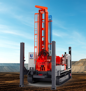 Remolque portátil 200m 300M 400m 500m Plataforma de perforación hidráulica Máquina de perforación de pozos de agua para pozo de agua Precio de fábrica - Product Image 1