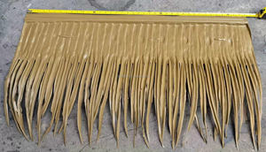 Techo de paja de hoja de <span class=keywords><strong>palma</strong></span> resistente al calor, tejas cuadradas lisas de Palmas - Product Image 2