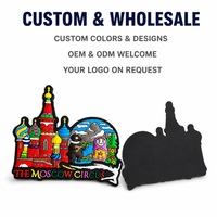 Aimant de réfrigérateur personnalisé en PVC souple 3D, forme moderne, usine OEM, vente en gros, souvenir touristique, relief en caoutchouc, fabrication en vrac directe du fabricant