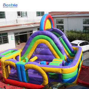 Château <span class=keywords><strong>gonflable</strong></span> arc-en-ciel avec toboggan, <span class=keywords><strong>structure</strong></span> de jeu <span class=keywords><strong>gonflable</strong></span> d'extérieur pour enfants, idéal pour la <span class=keywords><strong>location</strong></span> de fêtes - Product Image 5