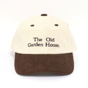 Casquettes de baseball en velours côtelé à visière incurvée à 6 panneaux non structurées décontractées à deux tons pour filles avec logo brodé personnalisé de conception de mode - Product Image 6