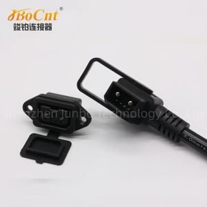 2 + 4 Pin bakır temas IP68 naylon lityum pil elektrikli araç şarj soketli konnektör 30A/60A şarj boşaltma tak - Product Image 5