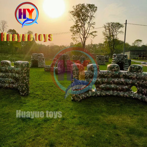 Bắn cung tag Inflatable rào cản paintball Inflatable paintball boongke ngụy trang boongke - Product Image 2