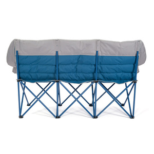 Sofá <span class=keywords><strong>plegable</strong></span> de alta calidad, silla de camping de 3 plazas con banco grande y resistente, silla <span class=keywords><strong>plegable</strong></span> portátil para exteriores con portavasos - Product Image 3