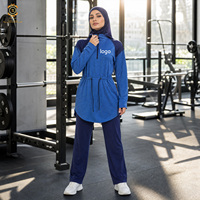 Zaynab 2026 Nouvelle Arrivée Vente en Gros Usine Tenue de Sport Musulmane pour Femme à Couverture Complète avec Hijab Sportif Assorti OEM Personnalisé Vêtements de Sport Musulmans Tendance