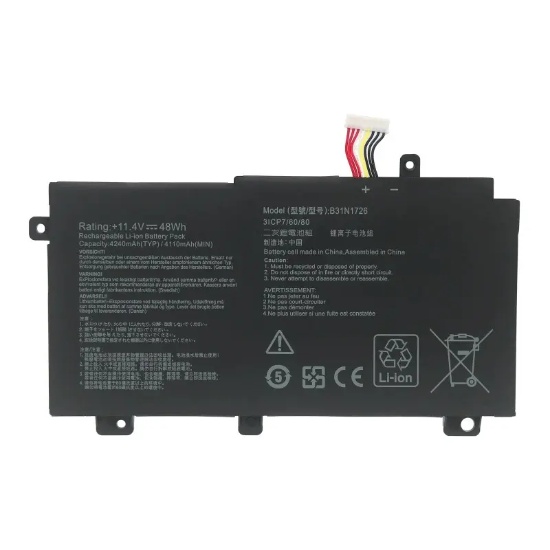 B31bn91 B31n1726 Oem Laptop Batterij Voor Asus Rog Strix G15 G512li Tuf Gaming A15 Oplaadbare Notebook Ba