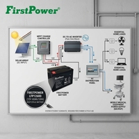 Batería AGM FirstPower de 12V 60D de ciclo profundo y larga duración con baja autodescarga