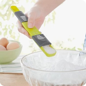 Adjustable Plastic <b>Measuring</b> <b>Spoon</b> Multi‑Scale Sliding <b>Measuring</b> Tool for Baking Cooking Powder Seasoning - Product Image 4