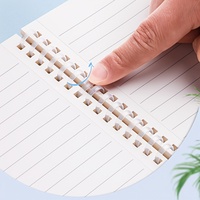 Cahiers à spirale épais et vibrants A5 Soft Coil avec couvertures rigides durables Journaux doublés simples multicolores pour le bureau, l'école
